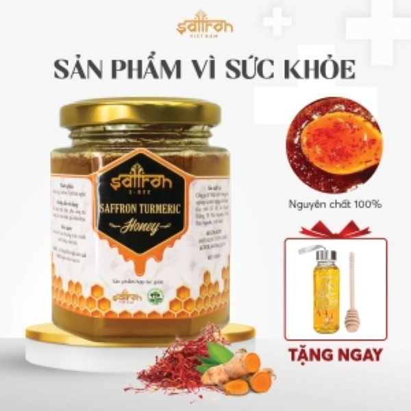 Mật ong Saffron tinh bột nghệ